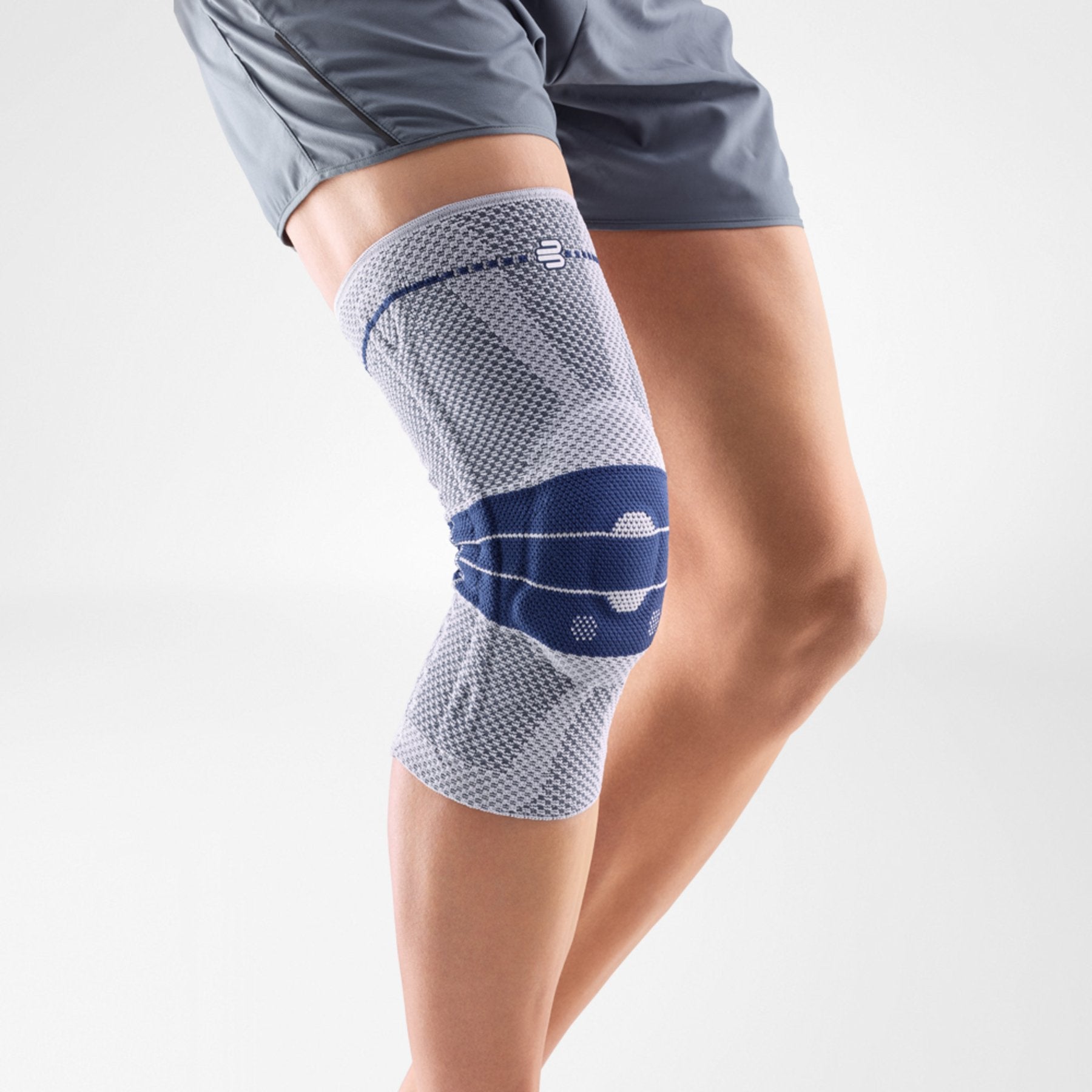 Génouillère De Sport Réglable Noire Taille M - Pour Running, Gym, Arthrose - Nylon Et Spandex