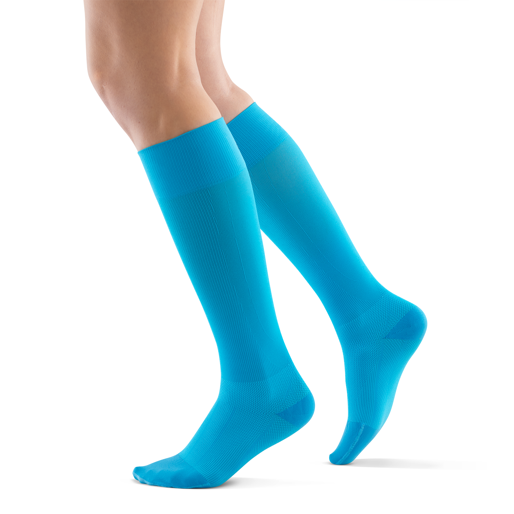 chaussettes de récupération compression running performance rose